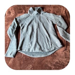 Layer8 M teal pullover sweatshirt with thumb holes